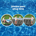 Bestway Pool 640x274x132cm Steel Frame Above Ground 19281L