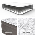 Bestway Air Mattress QUEEN 46cm Inflatable Bed Grey Airbed
