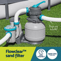 Bestway Pool Pump Sand Filter 1500GPH 5678L/H Flowclear