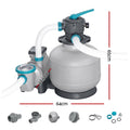 Bestway Pool Pump Sand Filter 3000GPH 11355L/H Flowclear