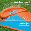 Bestway Water Slide 488cm Dual Inflatable Splash Pad Kids