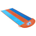 Bestway Triple Water Slide 488cm Slip Kids Garden Pool