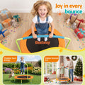 Bestway 36inch Kids Trampoline Foldable Rebounder Fitness for Ages 3+ Orange