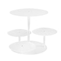 5-Star Chef 5 Tier Cake Stand Acrylic Round Clear Wedding Display