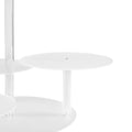 5-Star Chef 5 Tier Cake Stand Acrylic Round Clear Wedding Display