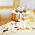 5-Star Chef 5 Tier Cake Stand Acrylic Round Clear Wedding Display