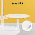 5-Star Chef 5 Tier Cake Stand Acrylic Round Clear Wedding Display
