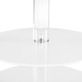 5-Star Chef 5 Tier Cake Stand Acrylic Round Clear Wedding