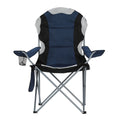 Weisshorn Folding Camping Chair Portable Outdoor Navy 2 Pack