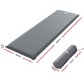 Weisshorn Self Inflating Mattress SINGLE Grey Camping Sleeping Pad