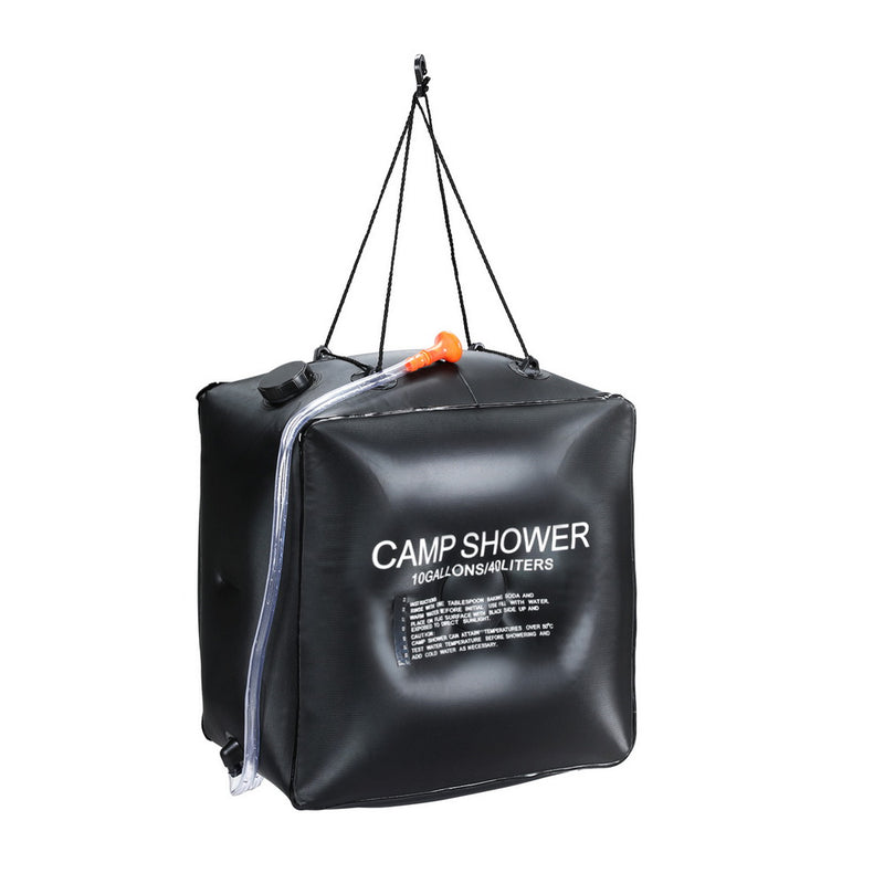 Weisshorn 40L Camping Shower Bag Black