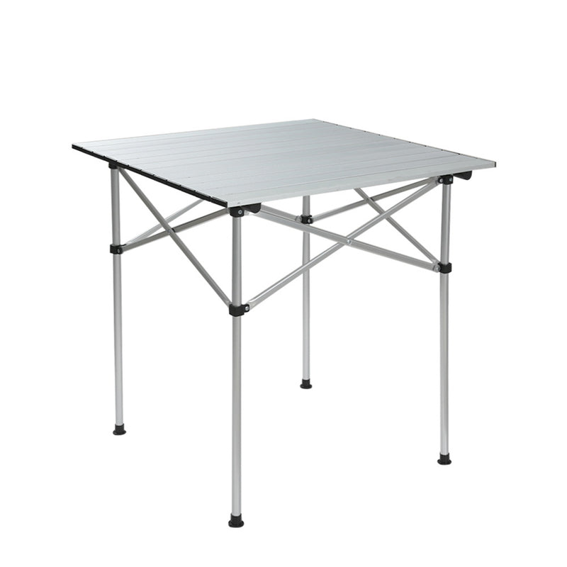 Weisshorn 70CM Folding Camping Table Aluminium Outdoor Picnic BBQ