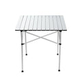 Weisshorn 70CM Folding Camping Table Aluminium Outdoor Picnic BBQ