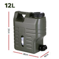 Weisshorn 12L Water Container Jerry Can Camping Storage Tank