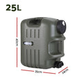 Weisshorn 25L Water Container Jerry Can Camping Storage Tank