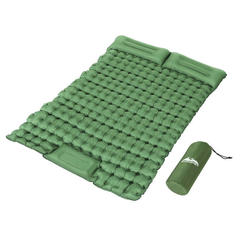 Weisshorn Self Inflating Mattress DOUBLE QUEEN Size Camping Sleeping Pad