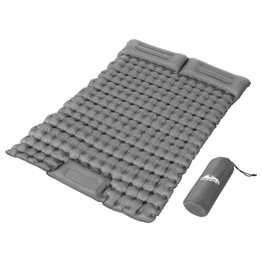 Weisshorn Self Inflating Mattress DOUBLE Pillow Camping Air Bed