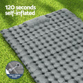 Weisshorn Self Inflating Mattress DOUBLE Pillow Camping Air Bed