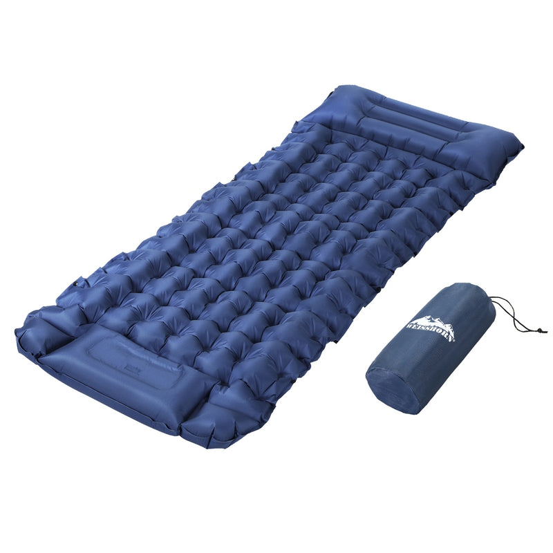 Weisshorn Self Inflating Mattress Single Camping Sleeping Mat Pillow