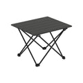 Weisshorn Folding Camping Table 40cm Aluminium Roll Up Picnic BBQ