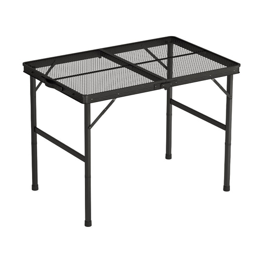 Weisshorn 90CM Folding Camping Table Aluminium Portable Picnic BBQ