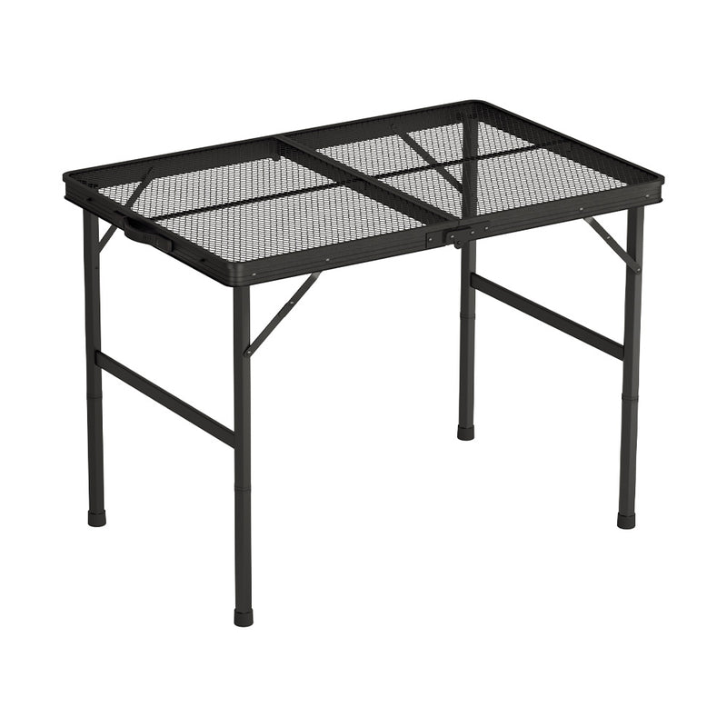Weisshorn 90CM Folding Camping Table Aluminium Portable Picnic BBQ
