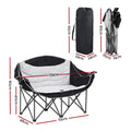 Weisshorn Double Moon Chair 240KG Camping Folding Portable