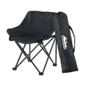 Weisshorn Moon Chair Camping Folding Seat 120KG Black Portable