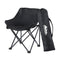 Weisshorn Moon Chair Camping Folding Seat 120KG Black Portable