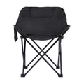 Weisshorn Moon Chair Camping Folding Seat 120KG Black Portable