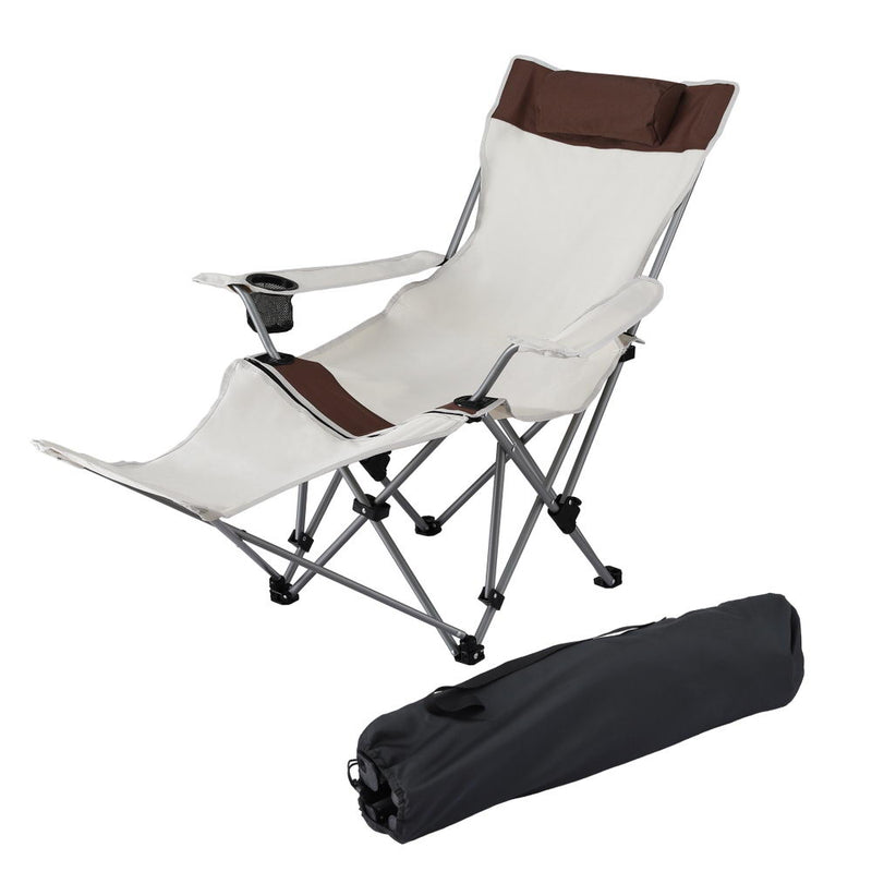Weisshorn Camping Chair Reclining Adjustable Portable Folding