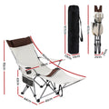 Weisshorn Camping Chair Reclining Adjustable Portable Folding