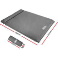 Weisshorn Self Inflating Mattress Grey DOUBLE