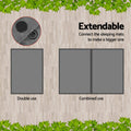 Weisshorn Self Inflating Mattress 10CM DOUBLE Grey Camping Air Bed