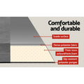 Weisshorn Self Inflating Mattress 10CM DOUBLE Grey Camping Air Bed