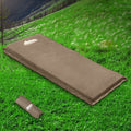 Weisshorn Self Inflating Mattress Single Coffee Camping Air Bed