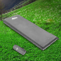 Weisshorn Single Self Inflating Mattress Grey Camping Sleep Mat