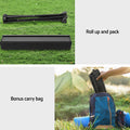Weisshorn 3pc Camping Table Chair Set Folding Aluminium Portable