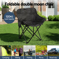 Weisshorn 3pc Camping Table Chair Set Folding Aluminium Portable