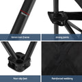 Weisshorn 7pc Camping Table Chair Set Folding Aluminium Portable