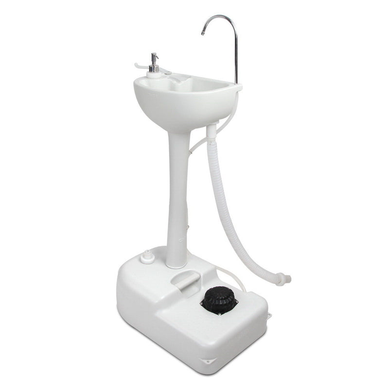 Weisshorn Camping Basin 19L Portable Hand Wash Sink Stand