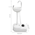 Weisshorn Camping Basin 19L Portable Hand Wash Sink Stand