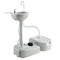 Weisshorn Camping Basin 43L Portable Hand Wash Sink Stand