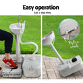 Weisshorn Camping Basin 43L Portable Hand Wash Sink Stand