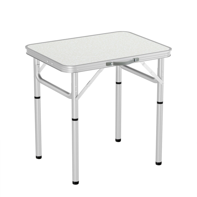 Weisshorn Folding Camping Table 60cm Adjustable Portable Picnic