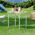 Weisshorn Folding Camping Table 60cm Adjustable Portable Picnic