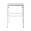 Weisshorn Folding Camping Table 90cm Adjustable Portable Picnic