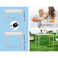 Weisshorn Folding Camping Table 90cm Adjustable Portable Picnic