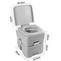 Weisshorn 20L Portable Camping Toilet Flush Outdoor Boating