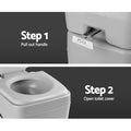 Weisshorn 20L Portable Camping Toilet Flush Outdoor Boating